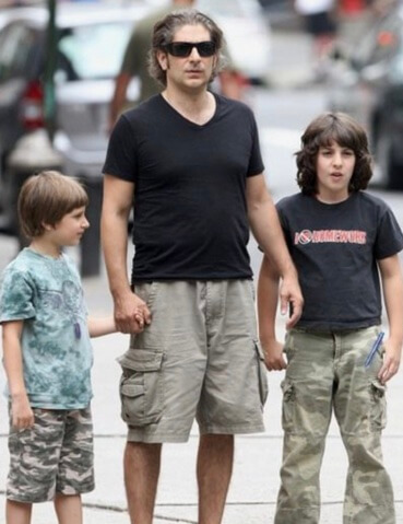 Victoria Chelbowski's husband and their two sons.